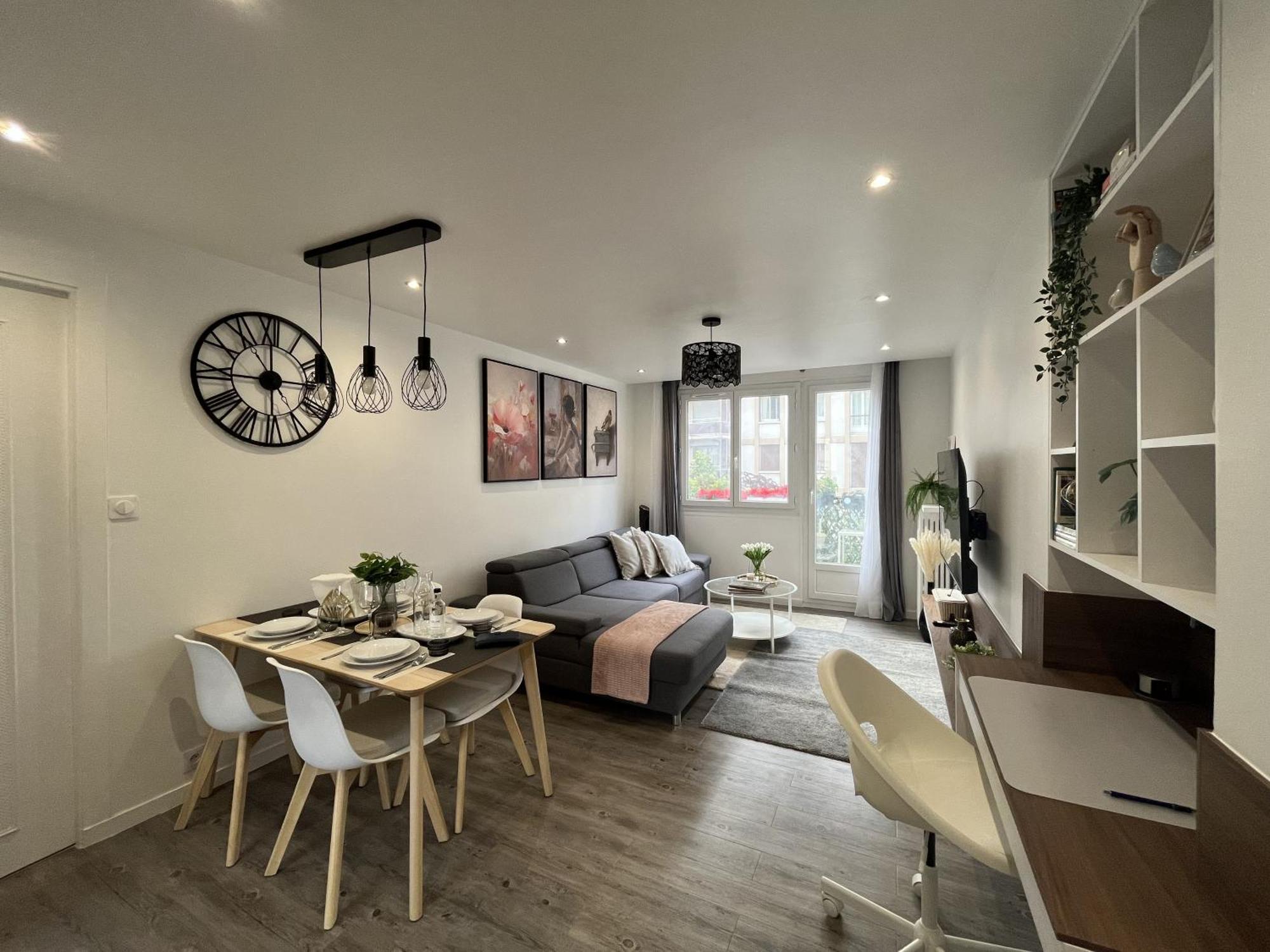 Entire 60M2 Apartment - Close To Paris - Parking - Kitchen - 2Min Rerb - Olympic'24 Bourg-la-Reine Exterior photo